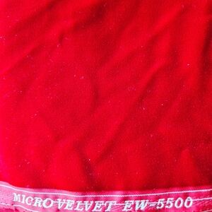2.5 yds Microvelvet fabric for runners or tablecloth